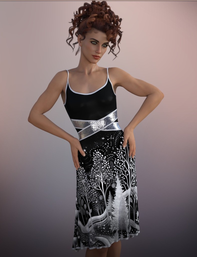 dForce Holiday Dress for G8F and G8.1F