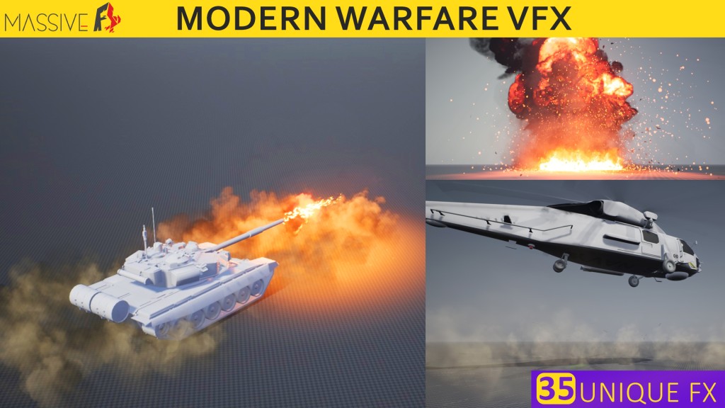 [UE5.3] Military Vfx Pack