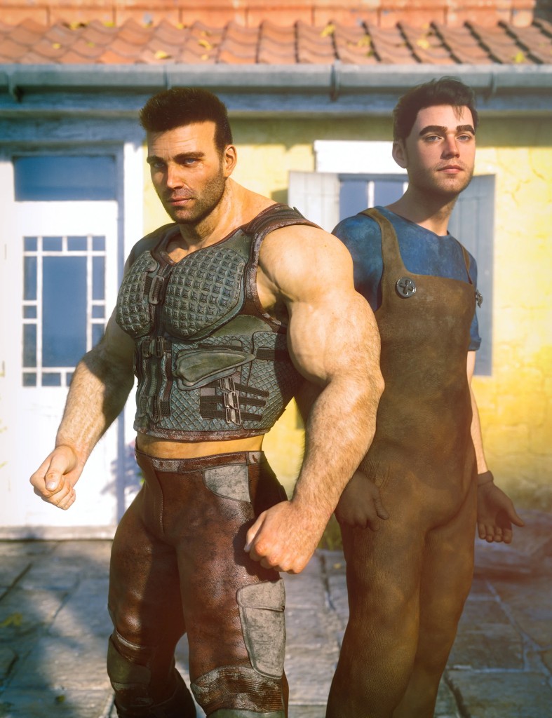 Jepe’s Dramatic Stand 2 Poses for Genesis 9 and 8 Male