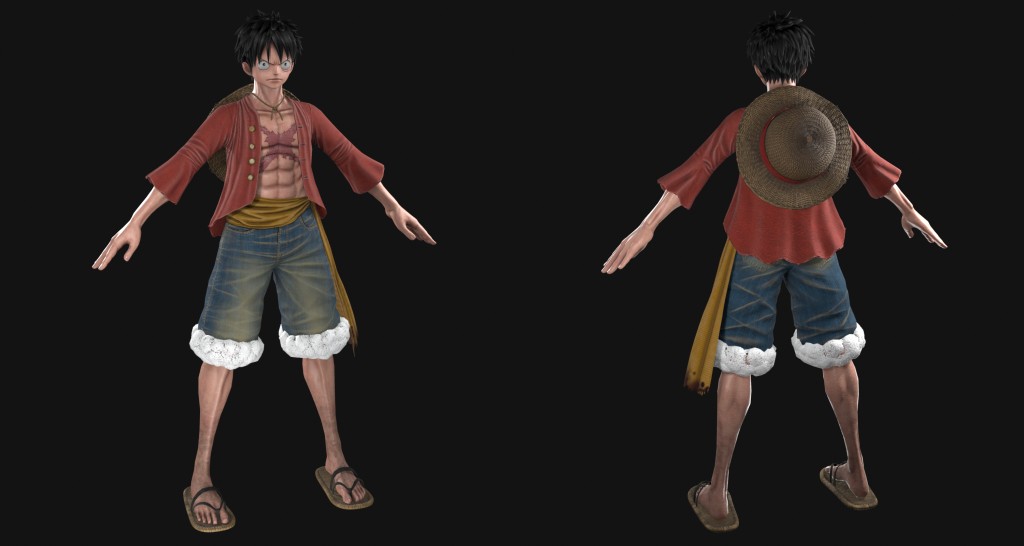 Luffy (Jump Force) Premium for Blender 5.x