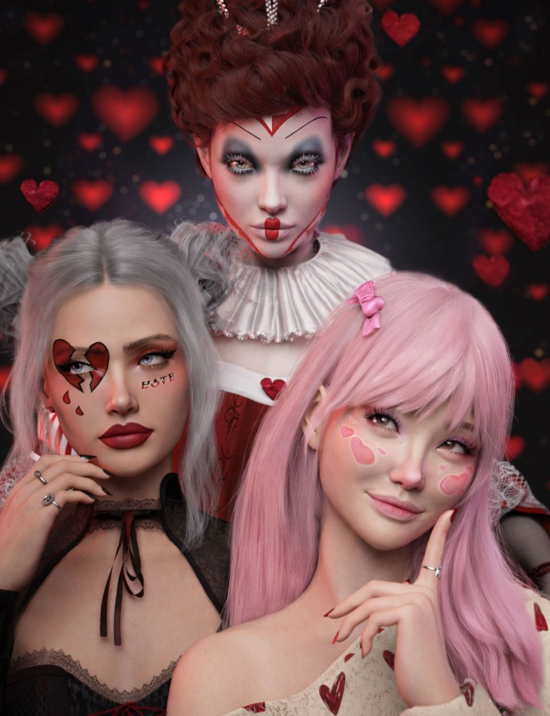 Heartcore Glam LIE Presets For Genesis 9