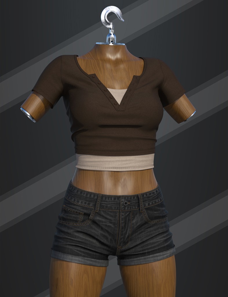 dForce SU Fashion Urban Outfit for Genesis 9, 8.1, and 8 Female