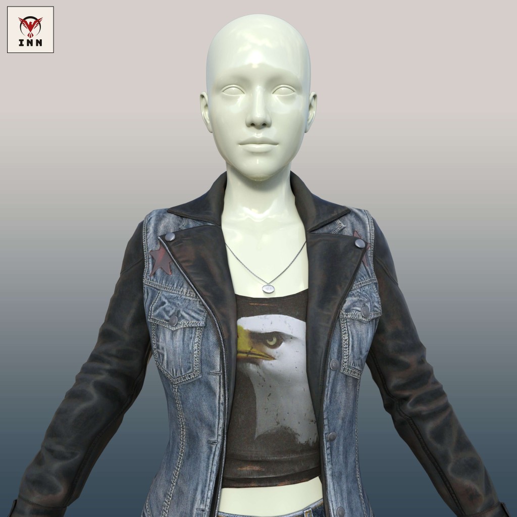 Everyday – Bikergirl Outfit for G8F & G9