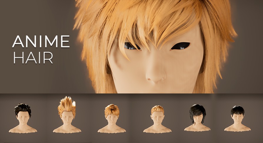 [UE] Anime Hair