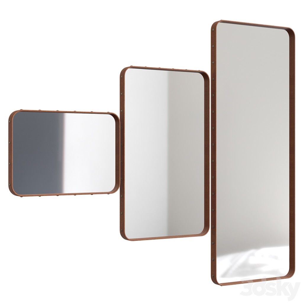 Adnet rectangular mirror