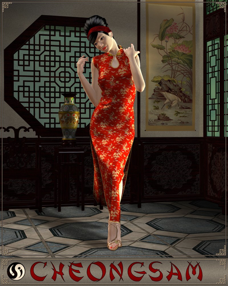 Cheongsam Dress V4,A4,G4