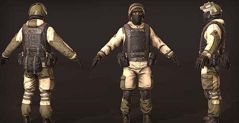 [UE4.26] Russian Soldier, Military and Police, Customizable