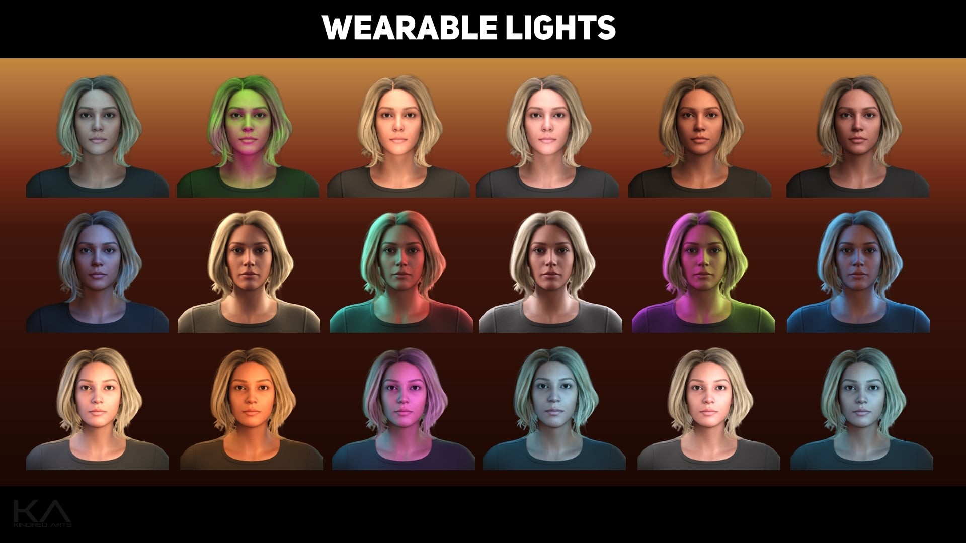Wearable Lights and Cameras for Genesis 9