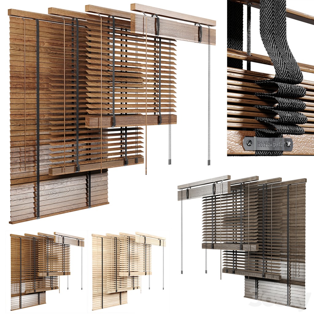 Wooden Blind 02 120cm