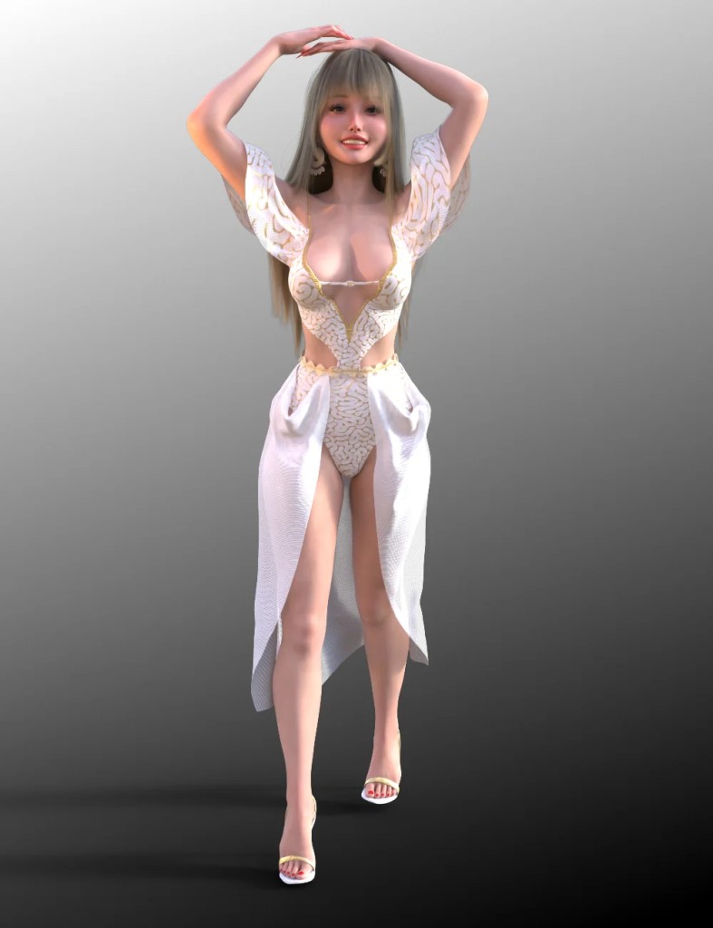 FG dForce Goddess Outfit for Genesis 9