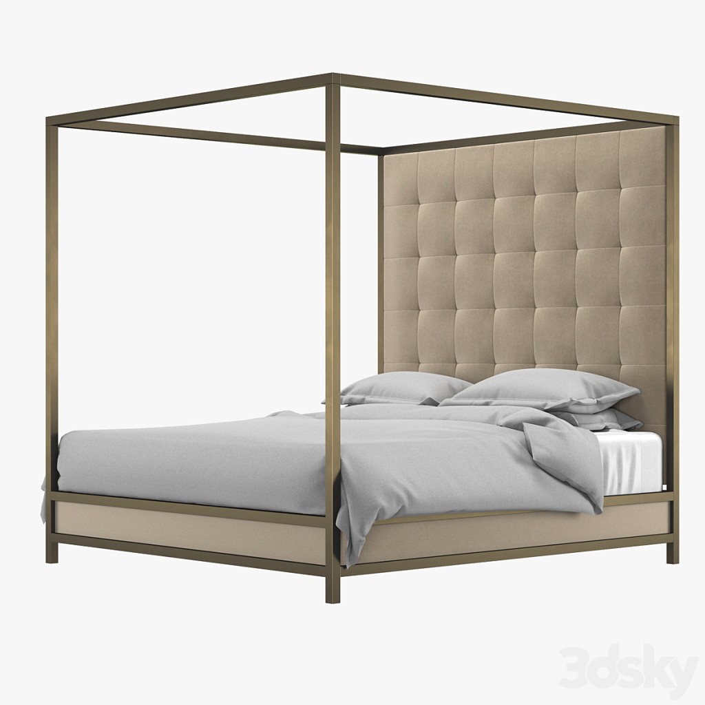 BED WITH COLUMBERS