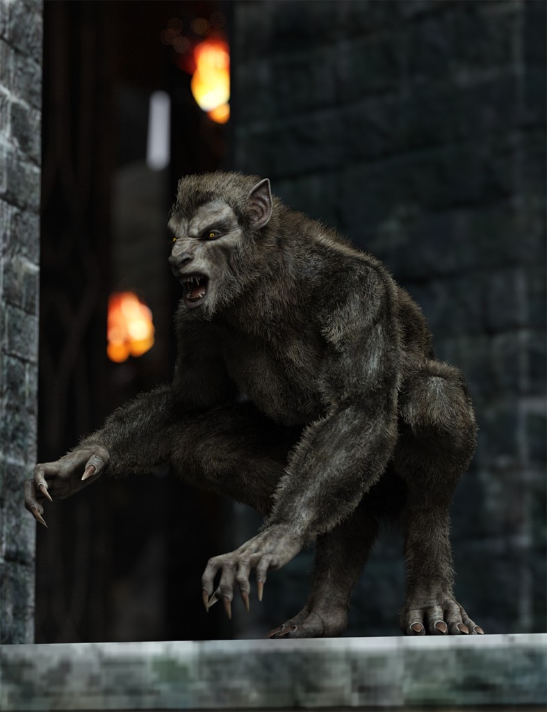 I Likan Poses for RawArt's Werwulf