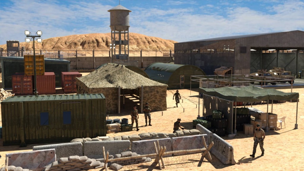 Military Desert Outpost for Daz