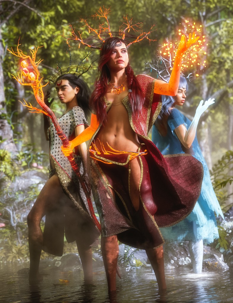 Woodland Witch Outfit Texture Expansion