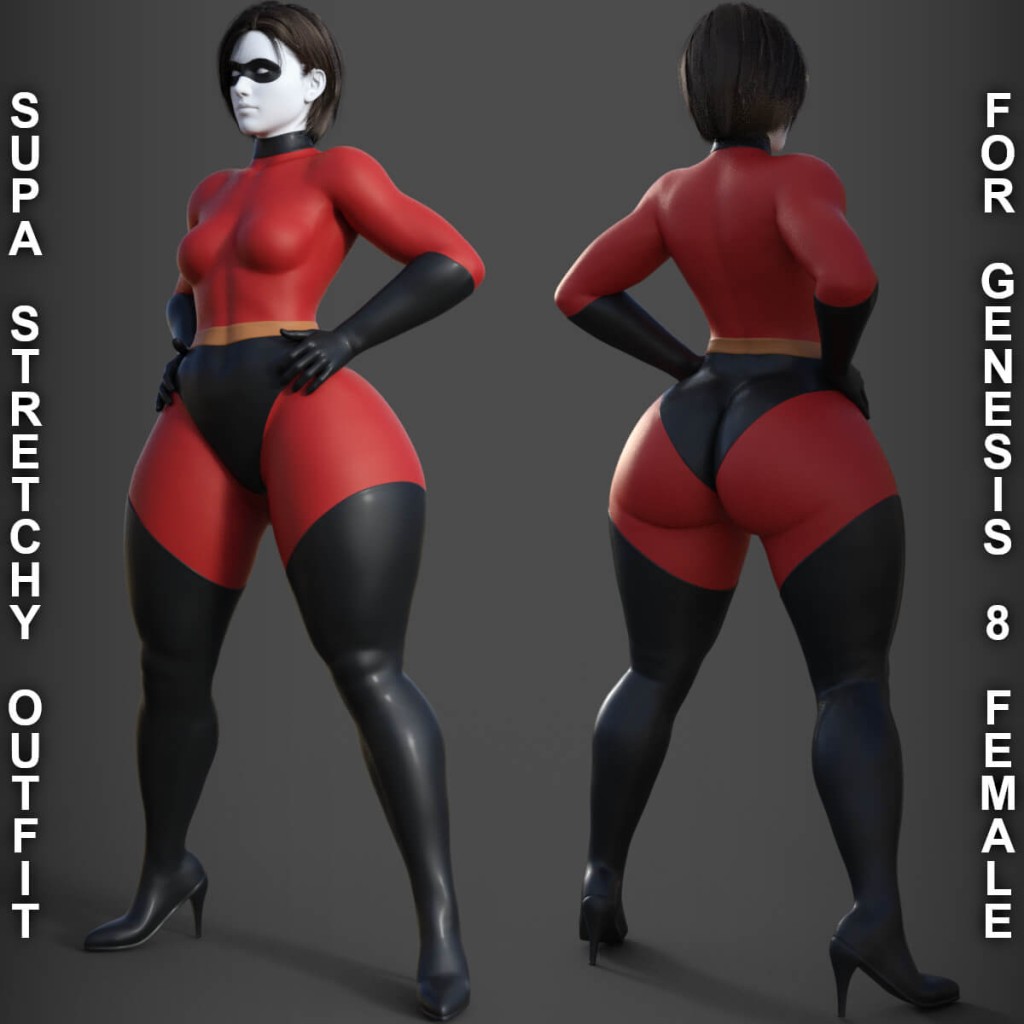 Supa Stretchy Outfit for Genesis 8 Female