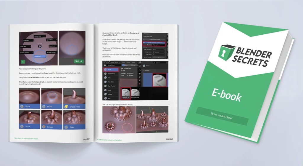 Blender Secrets Book + videos