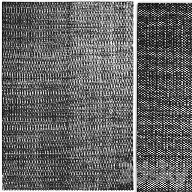Carpet Hay Moire Kelim Black rug