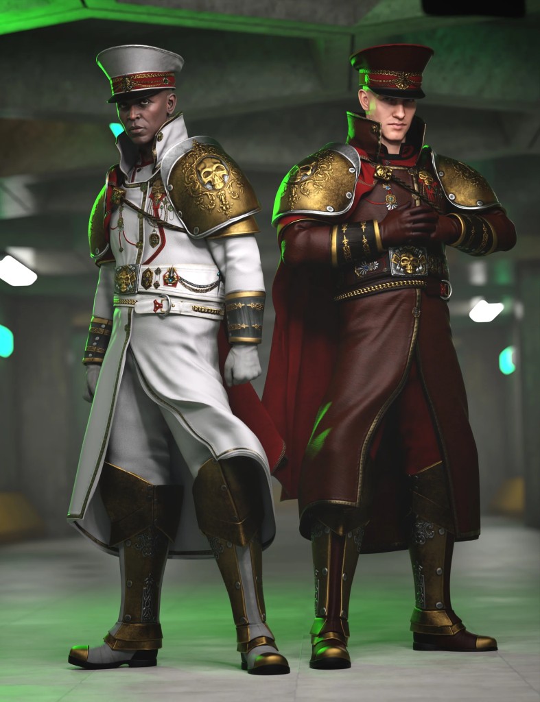 dForce Imperial Commander Outfit Texture Add-On
