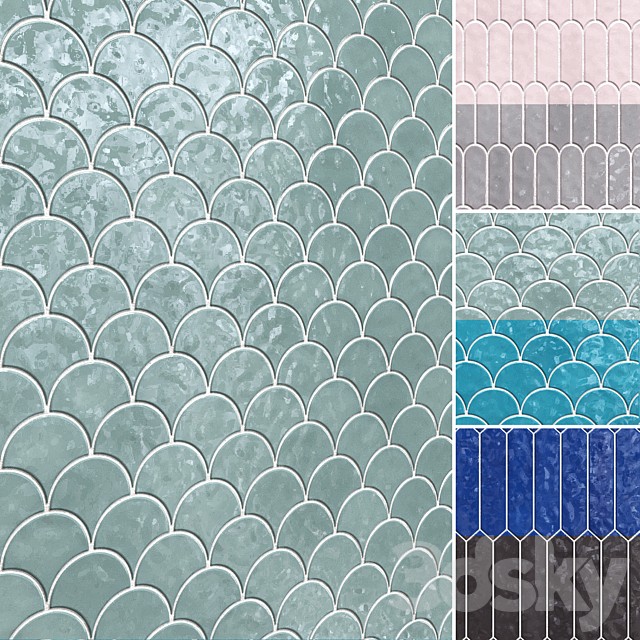 Ceramic Tiles Set 009