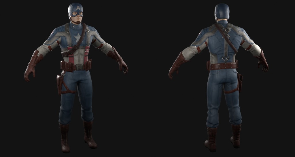 Captain America (FN-MCU) Premium for Blender 5.x