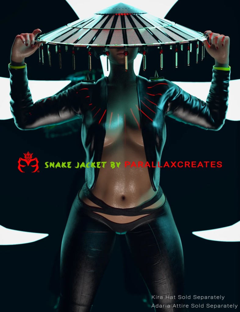 dForce Snake Jacket for Genesis 9