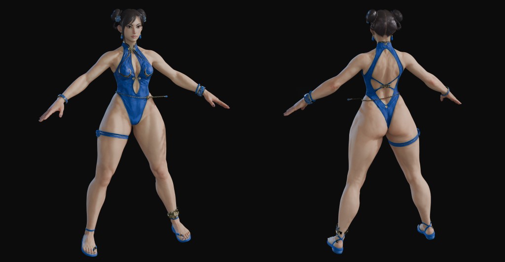 Chun-Li S4 Premium for Blender 4.x