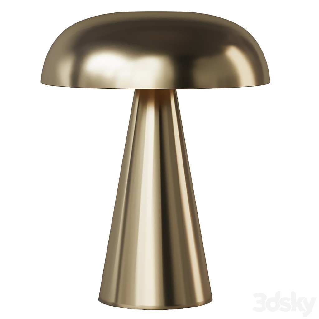 Battery powered USB Mushroom Table Lamp