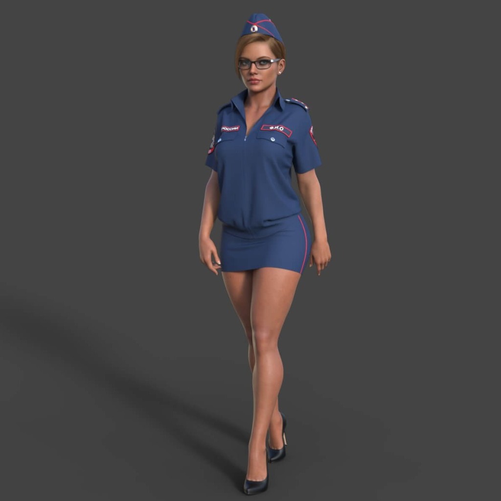 MD Russian Police Outfit for GF9