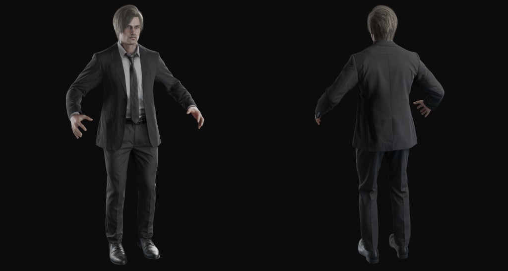 Leon S. Kennedy (Film Noir) Premium for Blender 4.x