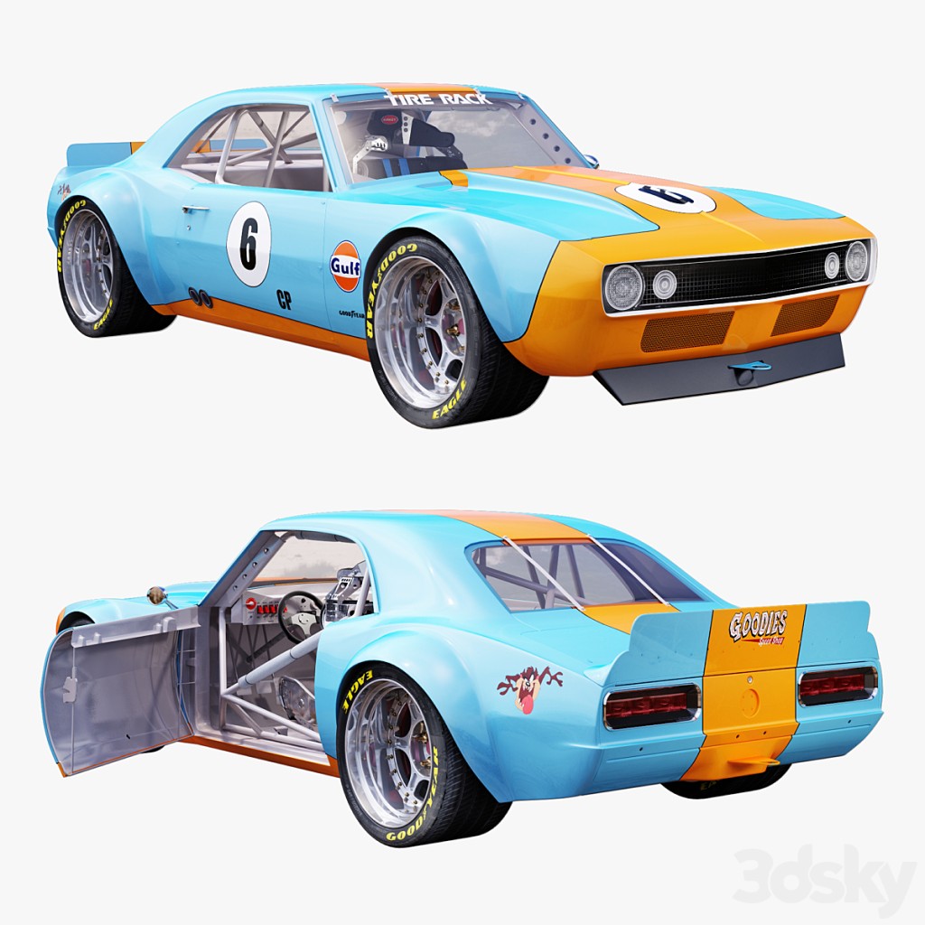 Chevrolet camaro gulf racing 1968