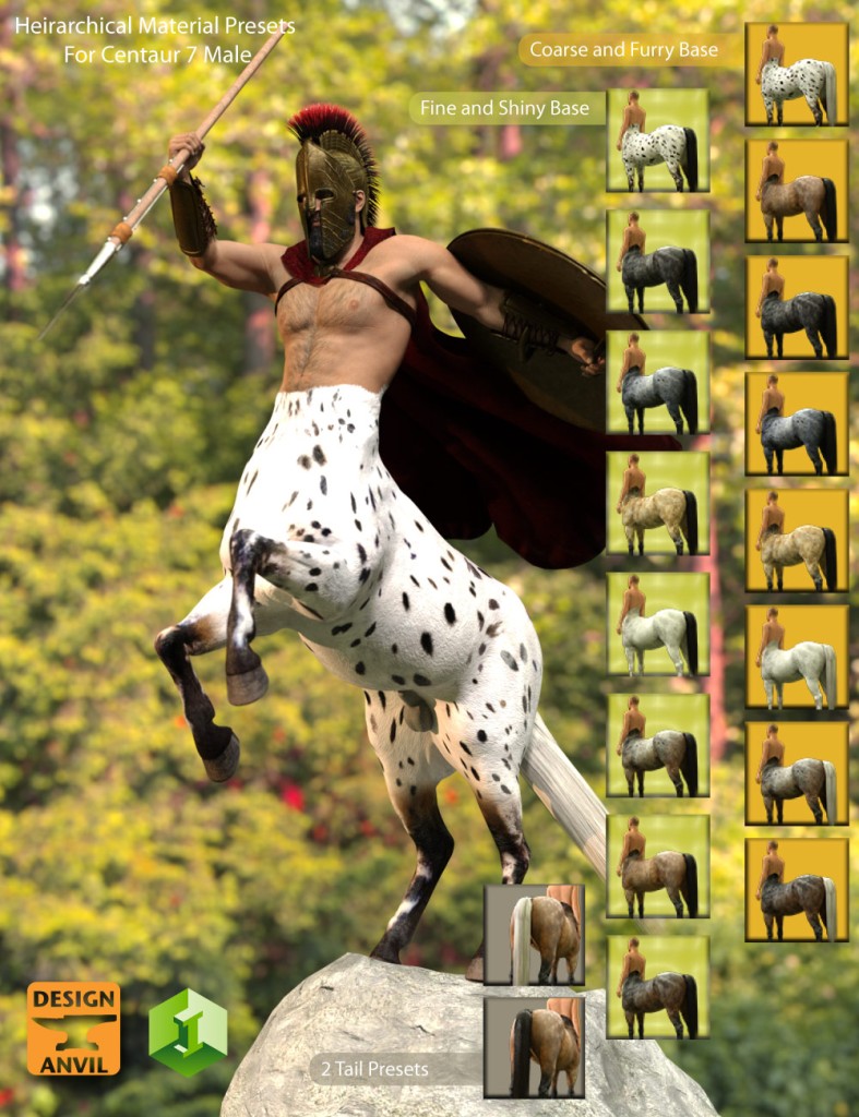 DA Enhanced Iray Material Presets for Centaur 7