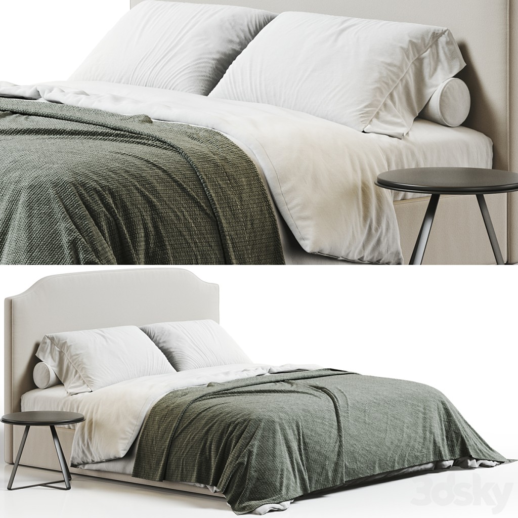 RH Belgian Slope Bed