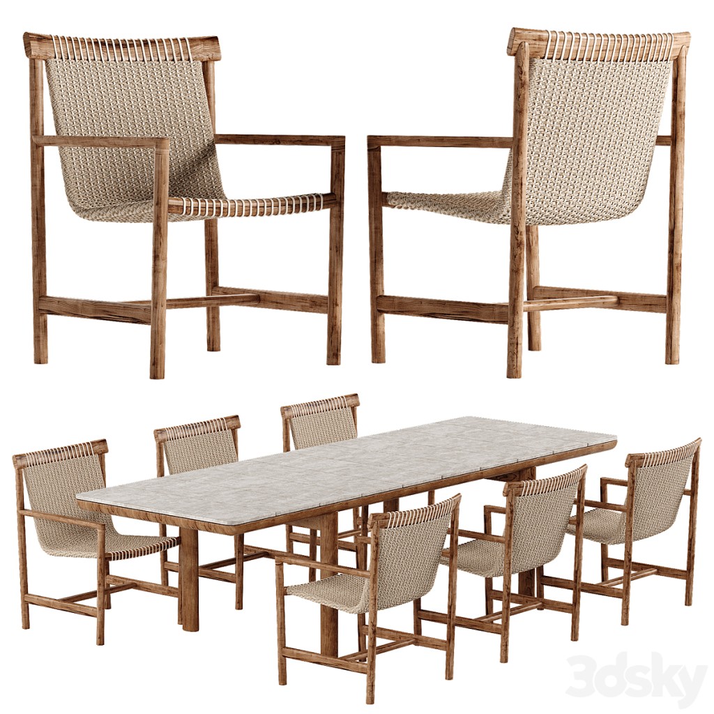 Tribu Amanu dining set