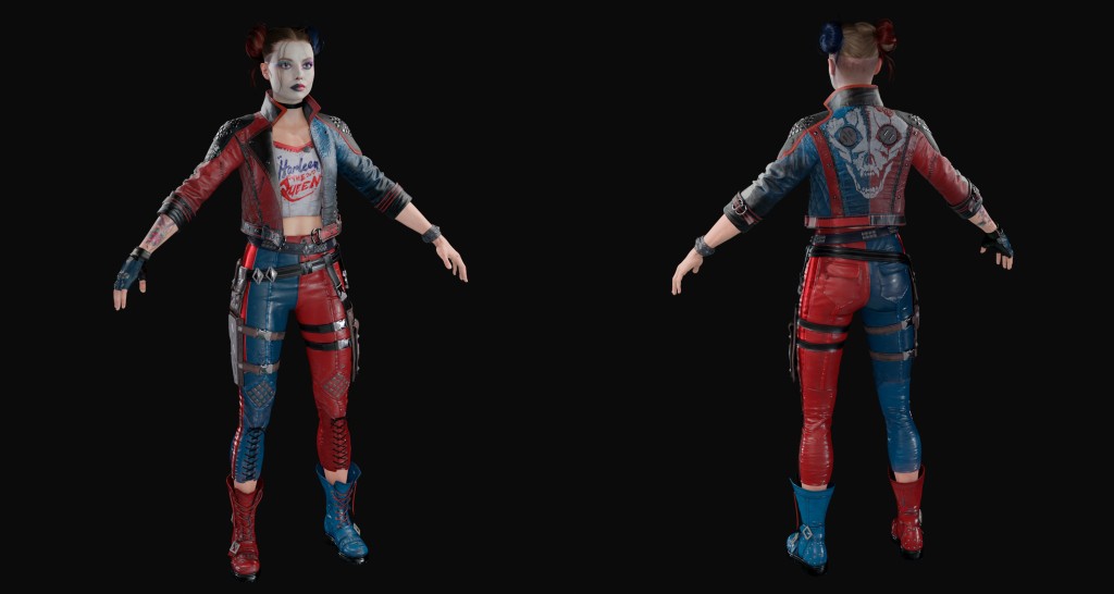 Harley Quinn S1 Premium for Blender 3-4