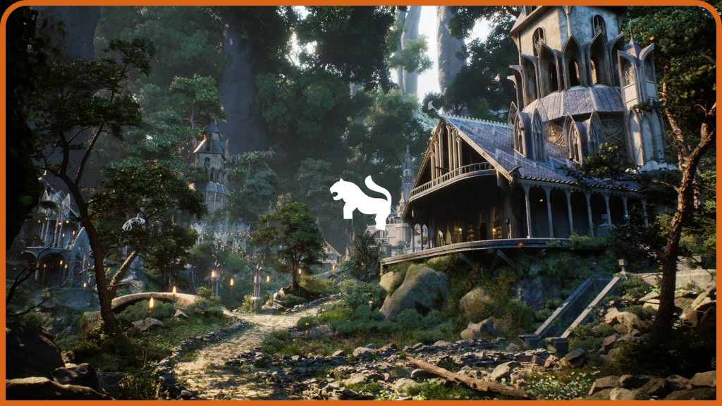 Elvish Elven City in Forest Environment Megapack UE5.3
