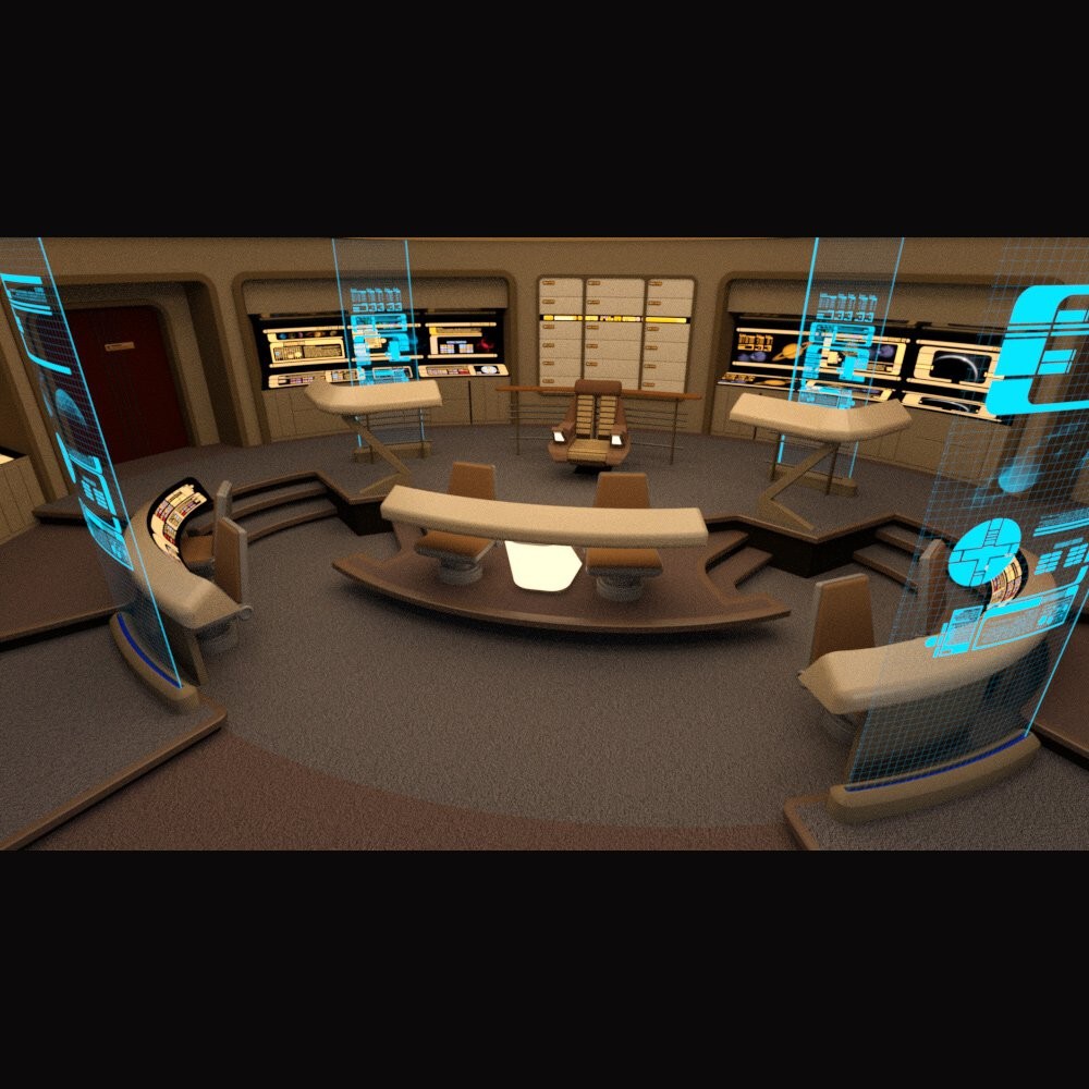 Starship Bridge XT 2 for DAZ Studio 