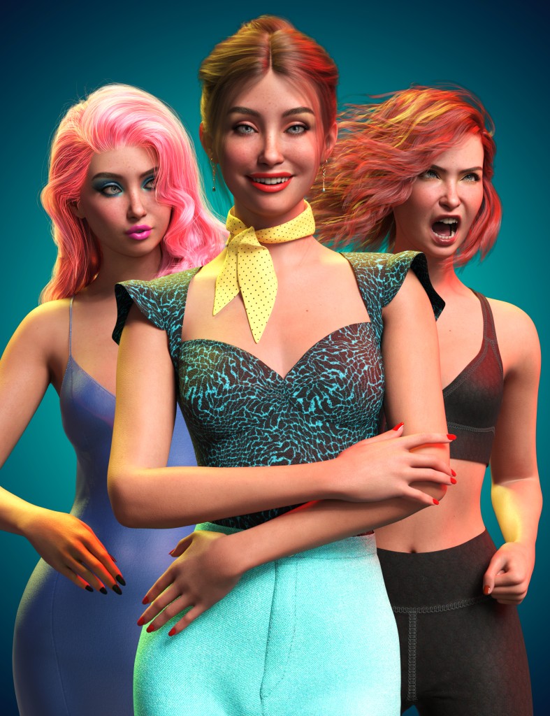 CX Lilou Character, Expressions and Makeup Bundle