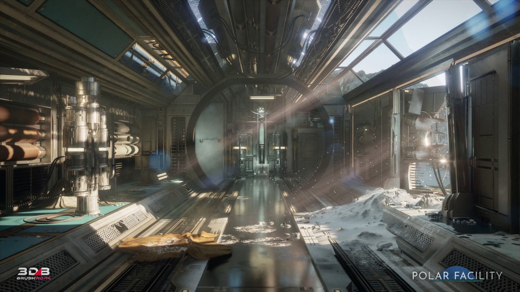 [UE5.4] Polar Sci-Fi Facility