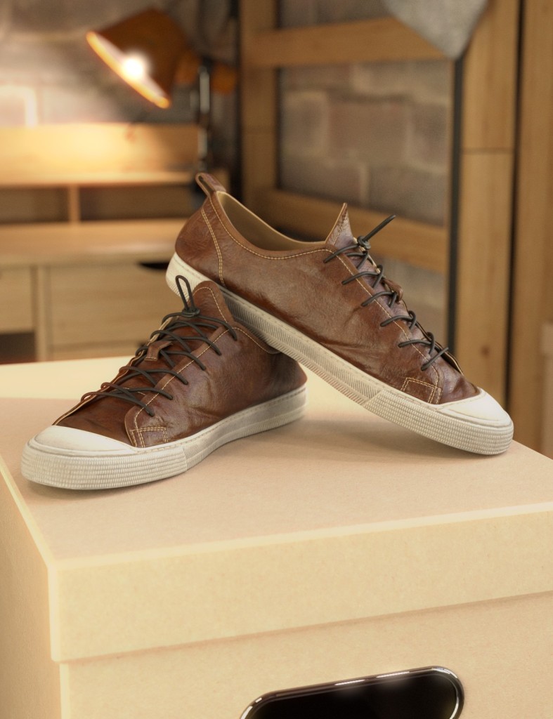 Perfectly Imperfect Leather Sneakers for G9
