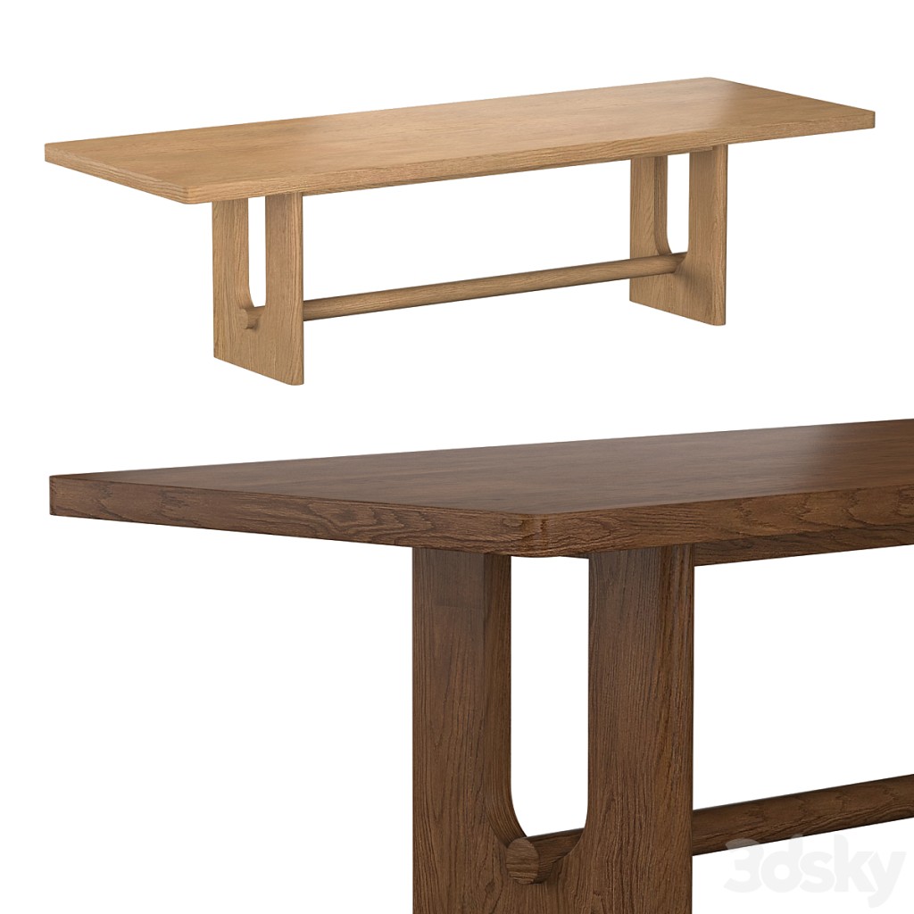 BRETON RECTANGULAR EXTENSION DINING TABLE