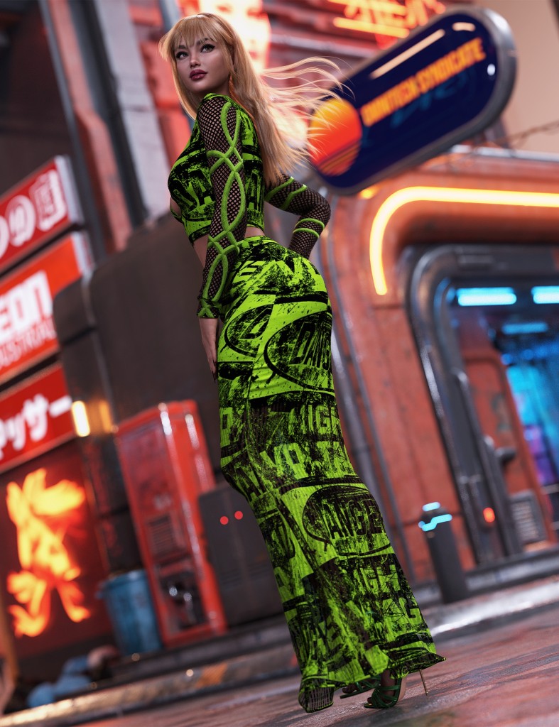 dForce Elisaya Outfit for Genesis 9