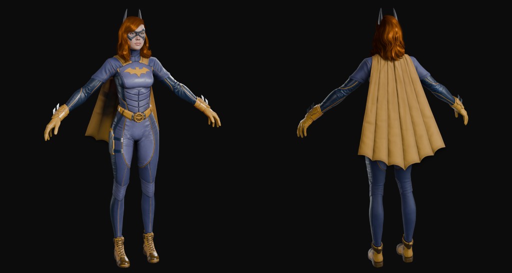 Batgirl (GK Default) Basic for Blender 4.x