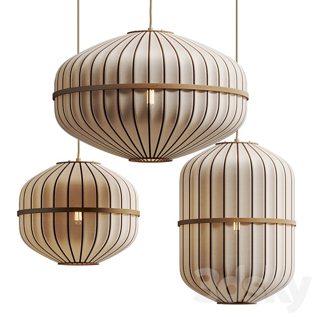 Bolia Lucen Pendants Ellipse & Cylinder & Octagon