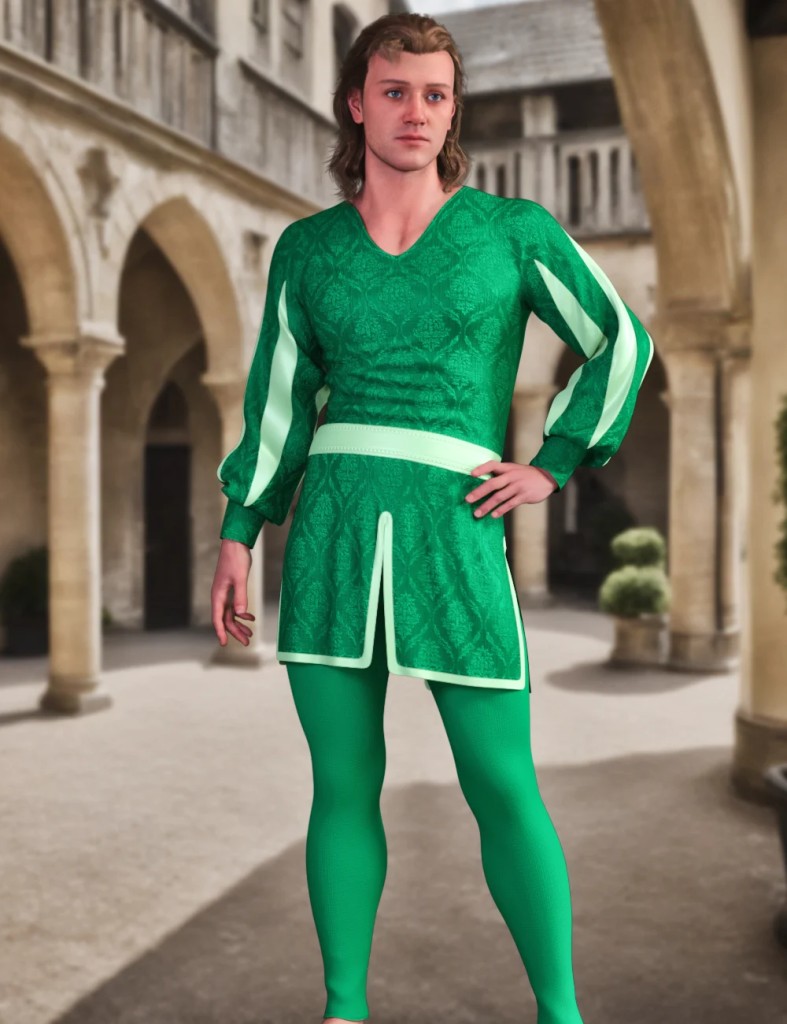 JMR dForce Egon Historical Outfit for Genesis 9 and 8 Males
