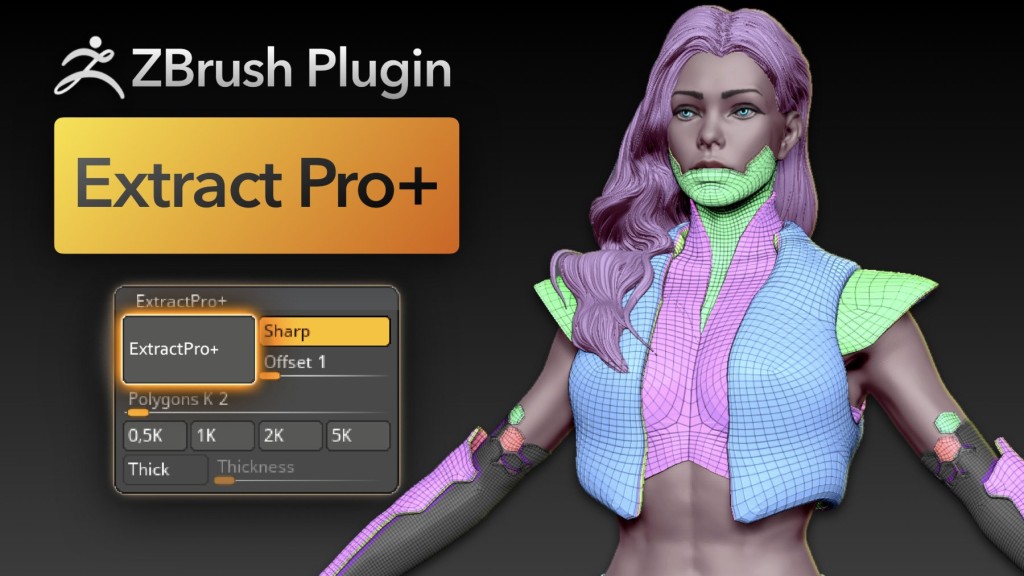 ZBrush Plugin Extract PRO+