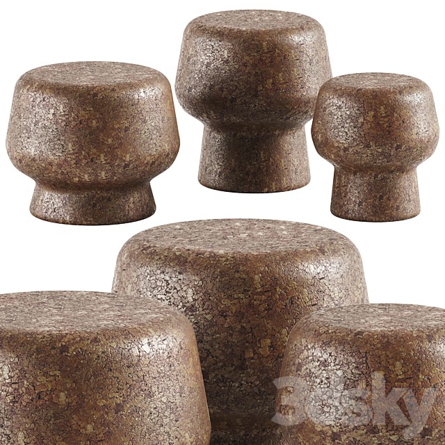 CORKER No 3 Coffee Table by ClassiCon / Side Table
