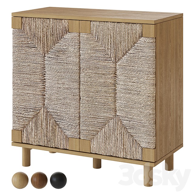Nathan James Wood and Seagrass Chest