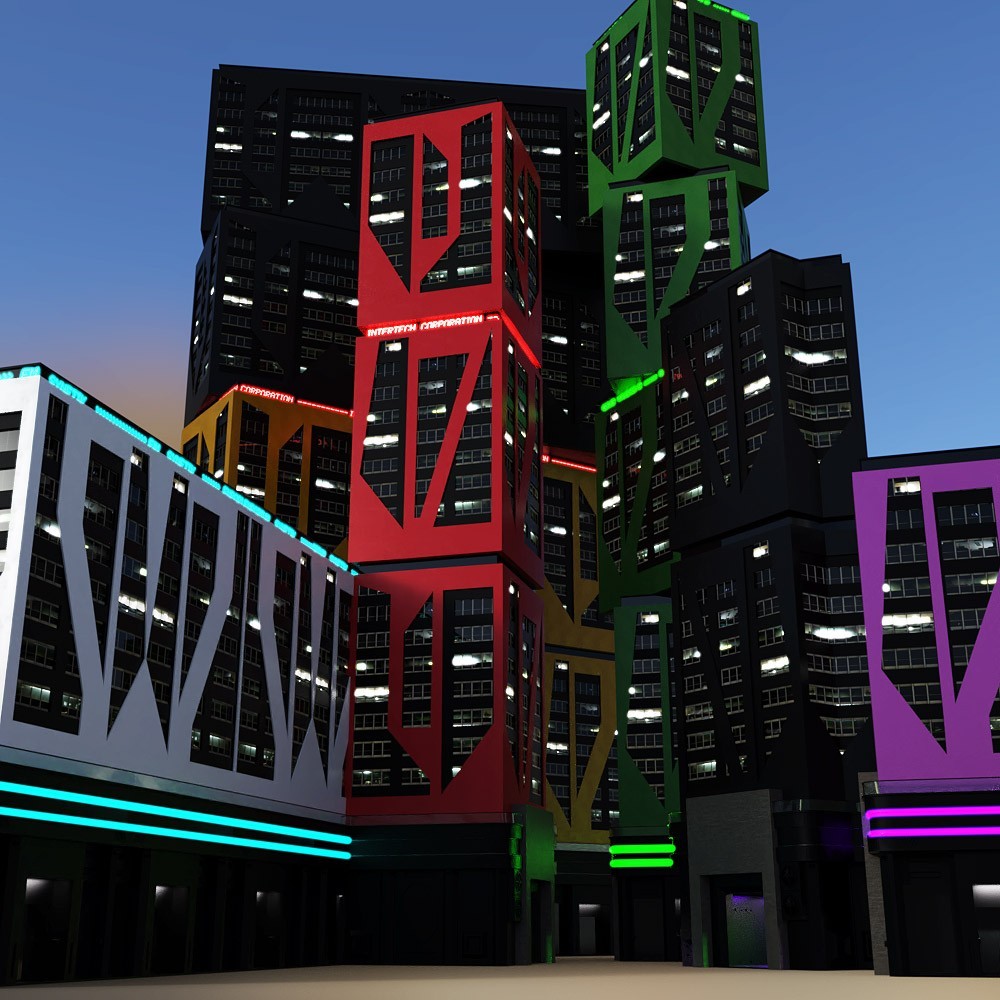 CyberpunKit-Building 1 for Daz Studio