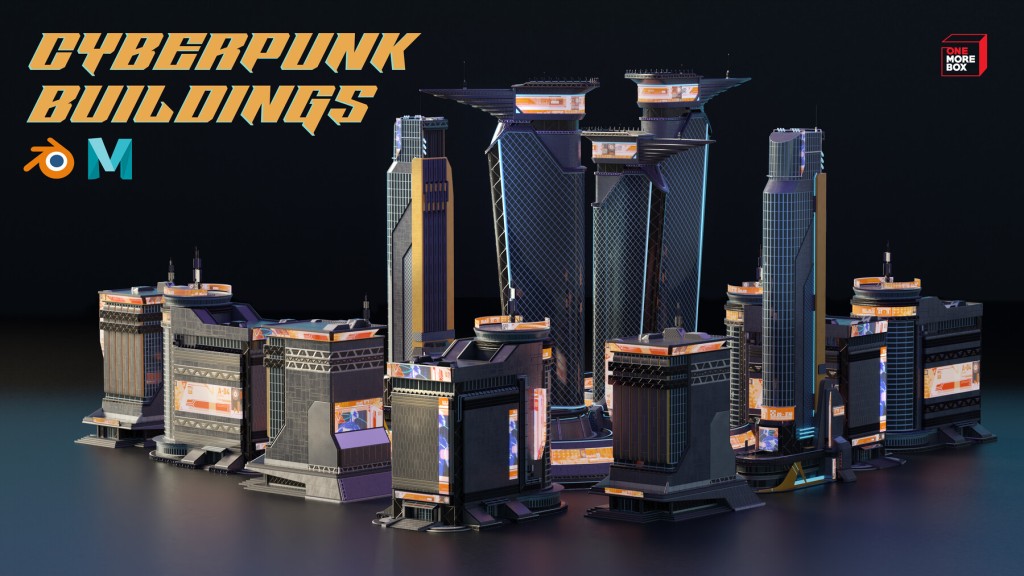 Cyberpunk Buildings - Part 01