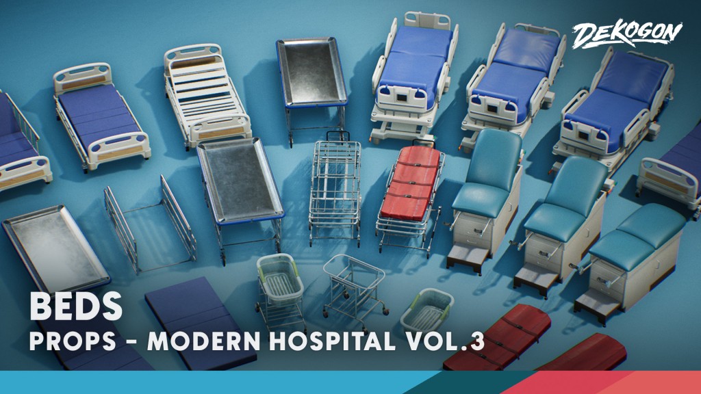[UE] (Modern) Hospital Props VOL3
